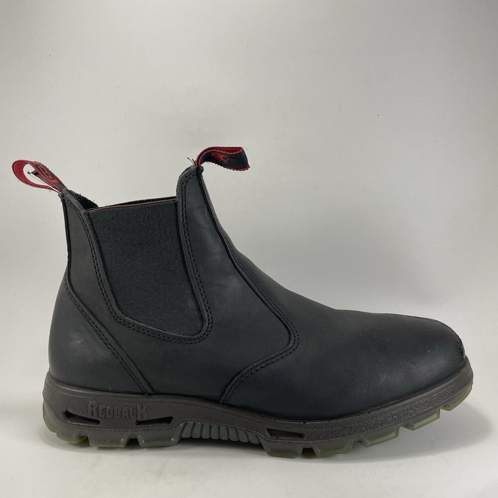 Redback Boots Easy Escape Mens Size US 14/ AU 13 Black Leather Work Chelsea